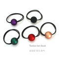 Korean matte ball tie hair rubber band hair ring headwear Korean version simple small fresh lovely ponytail rubber band